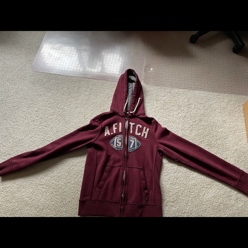 Abercrombie and Fitch Zip-Up Hoodie, men’s size M